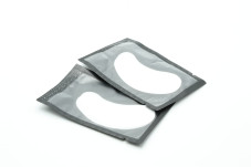 Гелеві патчі під очі для нарощування вій, чорні,  50 шт/уп