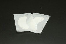 Гелеві патчі під очі для нарощування вій, білі,  50 шт/уп