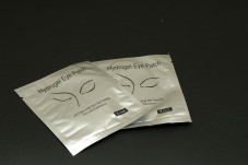 Патчі для вій, сріблясті,  50 шт/уп