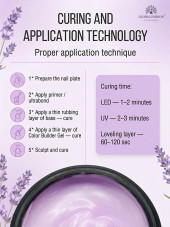 Gel for modeling nails 50 gr, Color Builder Gel 04 - Lavender