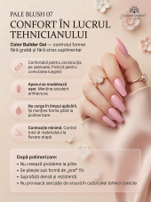 Gel pentru modelarea unghiilor 50 g, Color Builder Gel 07- Pale blush