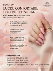 Gel pentru modelarea unghiilor 50 g, Color Builder Gel 09- Peach