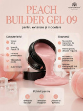 Gel pentru modelarea unghiilor 50 g, Color Builder Gel 09- Peach