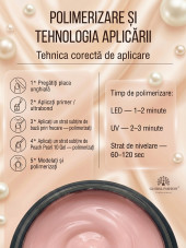 Gel pentru modelarea unghiilor 15 g, Color Builder Gel, 10- Peach pearl