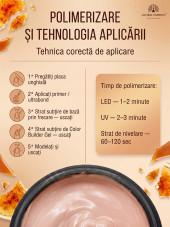 Gel pentru modelarea unghiilor 50 g, Color Builder Gel 11- Creme brulee