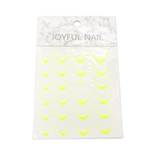 Autocolante cu design slider French ombre ST-2306 yellow