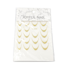 Slider design French ombre stickers ST-2306 gold