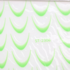Slider design French ombre stickers ST-2306 light green
