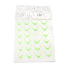 Slider design French ombre stickers ST-2306 light green