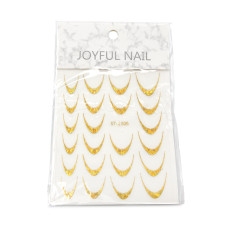 Slider design French ombre stickers ST-2306 gold-chameleon