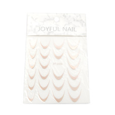 Slider design French ombre stickers ST-2306 bronz