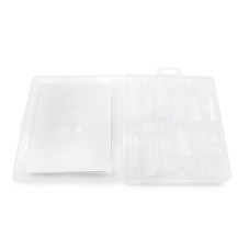 Top molds plastic 120 pcs, wide square, snake print