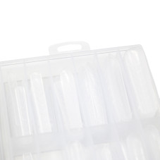 Top molds plastic 120 pcs, narrow square, snake print