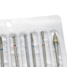 Diamond Nail Drill Bit Set for Manicure, 10 pieces, 02