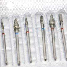 Diamond Nail Drill Bit Set for Manicure, 10 pieces, 03