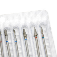 Diamond Nail Drill Bit Set for Manicure, 10 pieces, 04