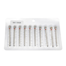 Diamond Nail Drill Bit for Cuticles, Large Ball, Red Band, 001/045R
