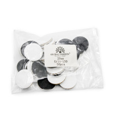 Replaceable sticky files for pedicure discs, 25 mm, #150, 50 pcs.