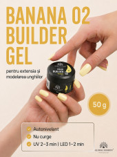 Gel pentru modelarea unghiilor 15 g, Color Builder Gel, 02-Banana