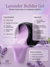 Gel pentru modelarea unghiilor 15 g, Color Builder Gel, 04- Lavender