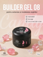 Gel pentru modelarea unghiilor 15 g, Color Builder Gel, 08- Candy