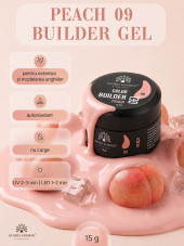 Gel pentru modelarea unghiilor 15 g, Color Builder Gel, 09- Peach