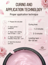 Gel for modeling nails 15 gr, Color Builder Gel 13- Powdery peony