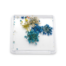 Nail art, dried flowers D29