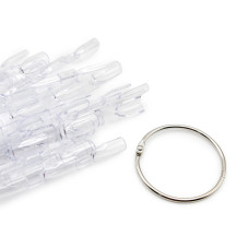Paint palette on ring 3 nails, transparent