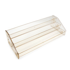 3-shelf multi-function removable display stand, coffee