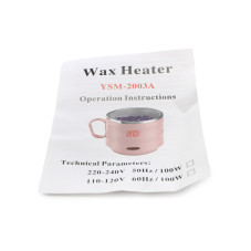 Воскоплав Wax Boiling Bowl YSM-2003A,  200 мл, черный