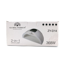 Лампа для ногтей Led/uv 368W Global Fashion, ZY-D14, white