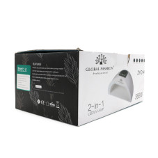 Лампа для ногтей Led/uv 368W Global Fashion, ZY-D14, white