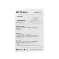 Вытяжка для маникюра с фильтром XW-007, 120w