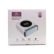Led/uv 120W nail lamp with display, Global Fashion L-1011, white