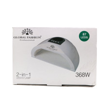 Лампа для ногтей Led/uv 368W Global Fashion, ZY-D14, white