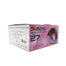 Лампа для маникюра led/ uv, M&J 27, 288W, белая
