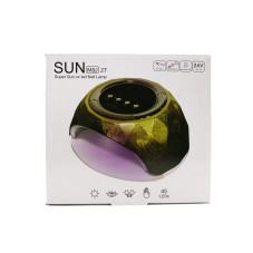 Лампа для маникюра led/ uv, M&J 27, 288W, pink