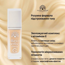 Тональный крем Alliance Perfect Foundation, Global Fashion, L021, Warm Beige