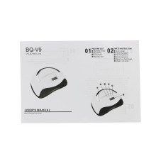 Лампа для ногтей Led/uv BQ-V9, 168W, white