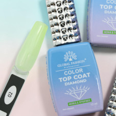 Топ цветной, Color Top Coat 12 мл, 02