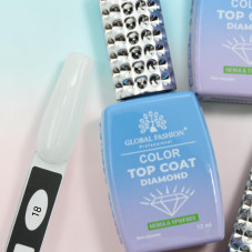 Топ цветной, Color Top Coat 12 мл, 18