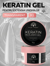 Gel pentru modelarea unghiilor 15 g, Keratin Builder Gel, K1