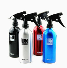 Парикмахерский распылитель для волос H2O металл, большой, Красный
