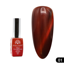 Гель лак кошачий глаз Red Pomegranate, 01