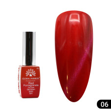 Гель лак кошачий глаз Red Pomegranate, 06
