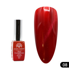 Гель лак кошачий глаз Red Pomegranate, 08