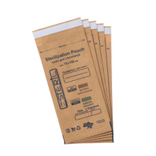 Kraft bags, 100 × 200 mm (100 pcs), for sterilisation in a dry heat steriliser, Steril Pro