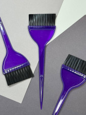 Wide, purple paintbrush