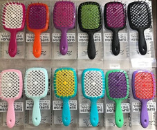 Superbrush Plus massage hairbrush, colour: random